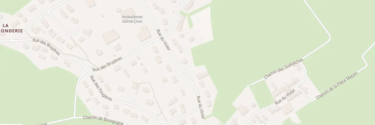 Plan du 215 Rue du Vivier à Créances