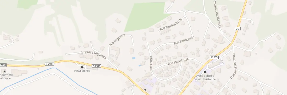 Plan du 26 Rue du Lotissement Hiruak Bat à Saint-Pée-sur-Nivelle