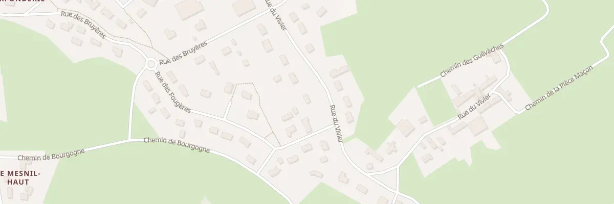 Plan du 248 Rue du Vivier à Créances