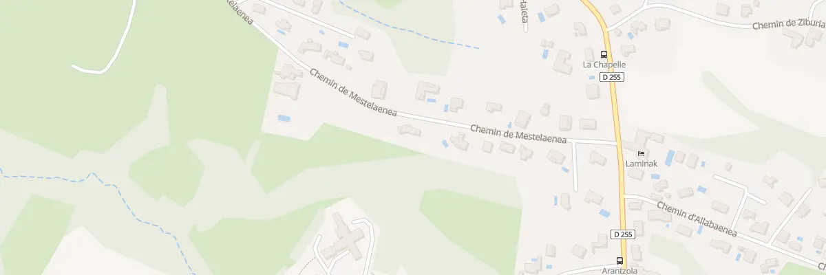 Plan du 17 Che de Mestelaenea à Arbonne