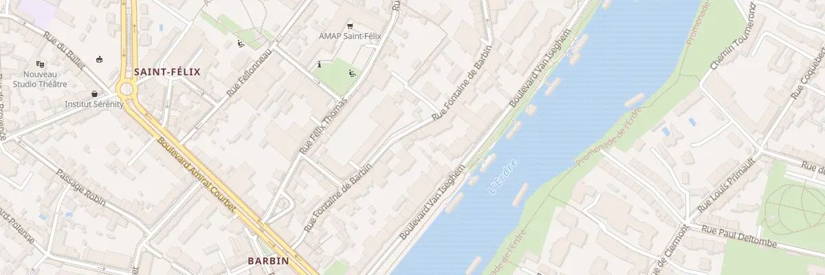 Plan du 44 Rue Fontaine de Barbin à Nantes