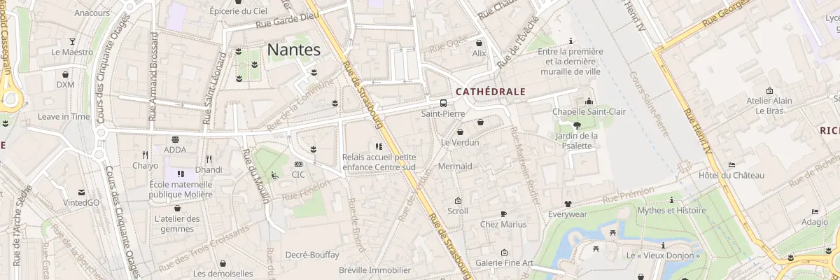 Plan du 3 Rue St Denis à Nantes