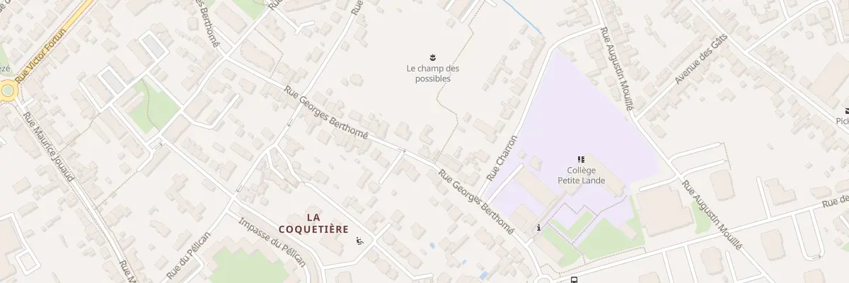 Plan du 67 Rue Georges Berthomé à Rezé