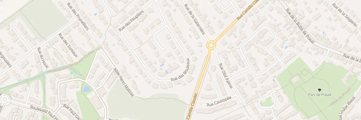Plan du 14 Rue des Bouleaux à Rezé