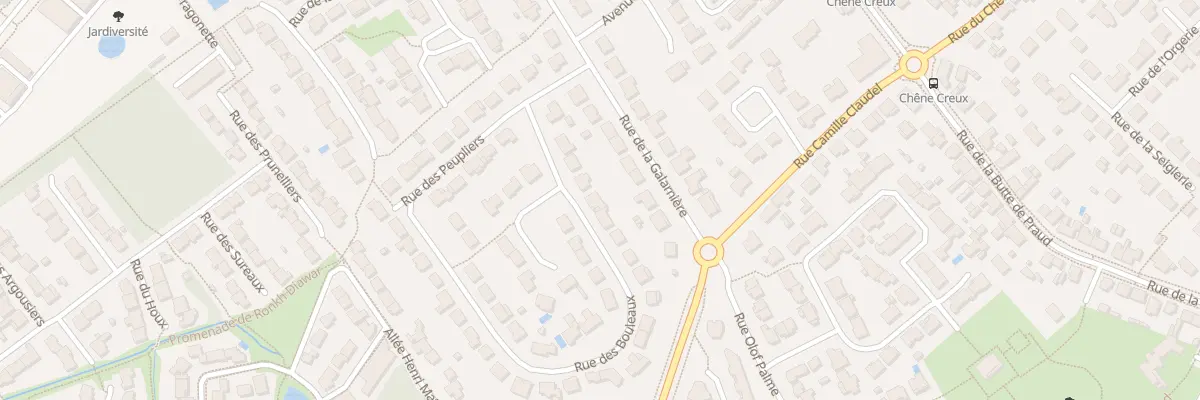 Plan du 9 Rue des Bouleaux à Rezé