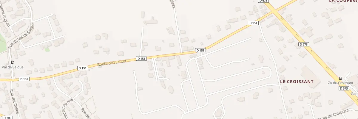 Plan du 590 Rte de l’Ecutot à Saint-Pair-sur-Mer