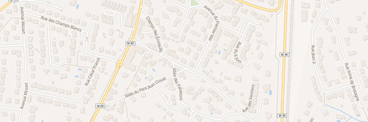 Plan du 17 Rue de la Mongendrière à La Chapelle-sur-Erdre