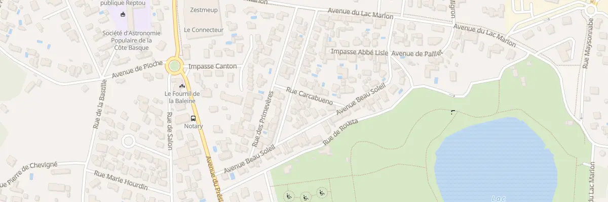 Plan du 4 Rue Carcabueno à Biarritz