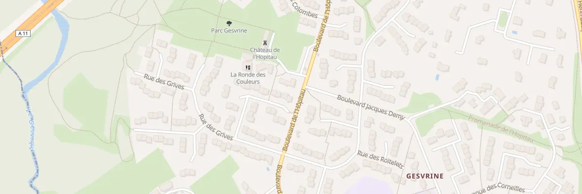 Plan du 16 Rue des Grives à La Chapelle-sur-Erdre