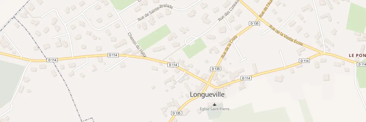 Plan du 92 Rue de la Pierre Aiguë à Longueville
