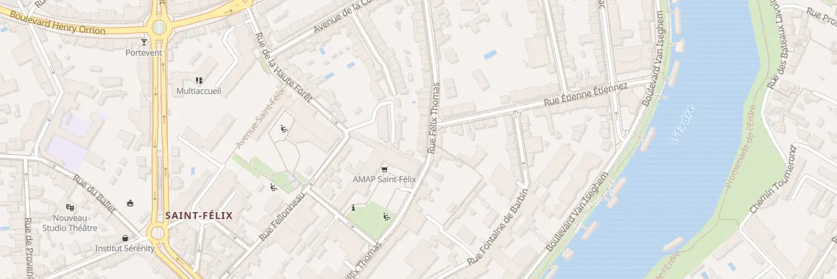 Plan du 49 Rue Félix Thomas à Nantes
