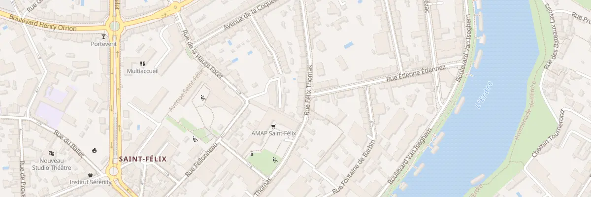 Plan du 51 Rue Félix Thomas à Nantes