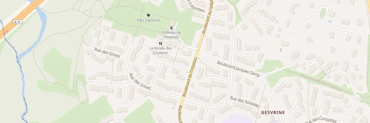 Plan du 17 Rue des Grives à La Chapelle-sur-Erdre