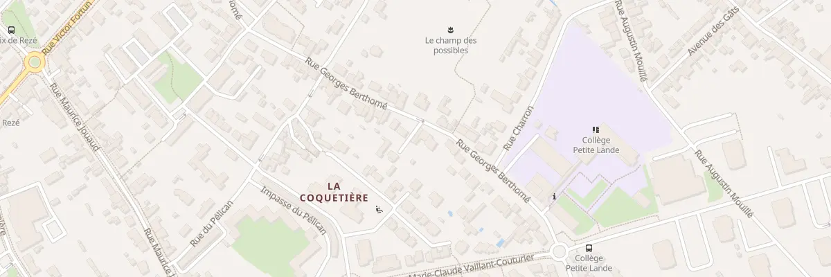 Plan du 72 Rue Georges Berthomé à Rezé