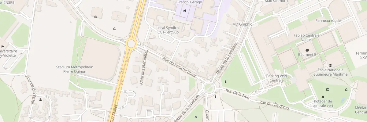 Plan du 12 Rue du Fresche Blanc à Nantes