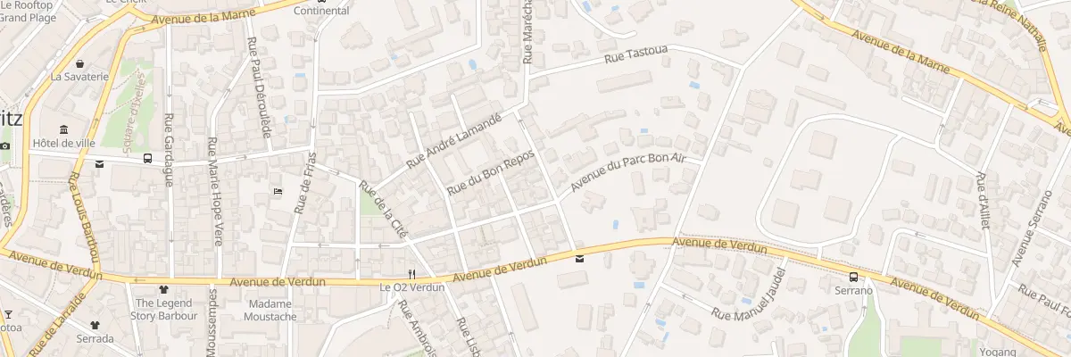 Plan du 7 Rue Nungesser à Biarritz
