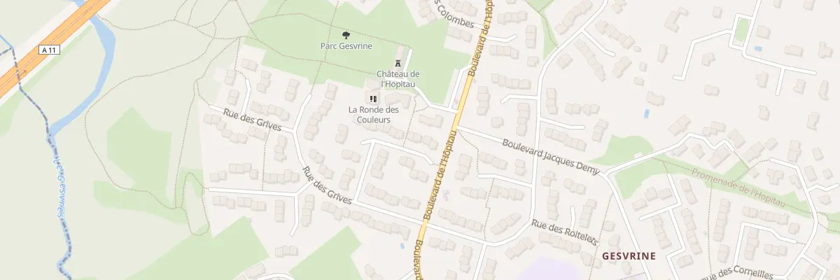 Plan du 18 Rue des Grives à La Chapelle-sur-Erdre