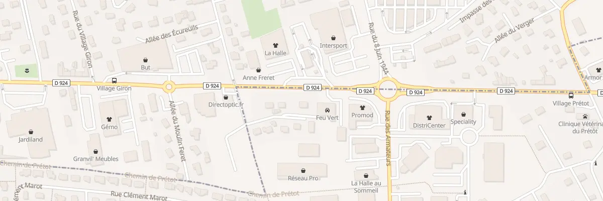 Plan du 576 Rte de Villedieu à Granville
