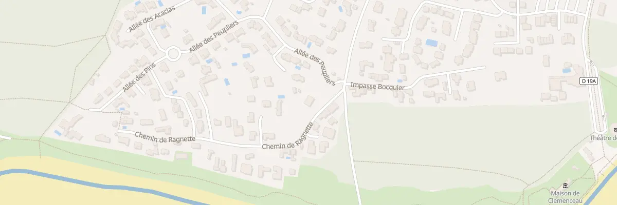 Plan du 1 Che de Ragnette à Saint-Vincent-sur-Jard