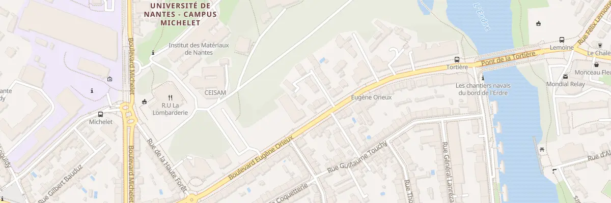 Plan du 54 Bd Eugène Orieux à Nantes