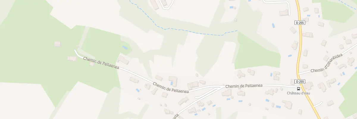 Plan du 370 Che de Peitaenea à Arbonne
