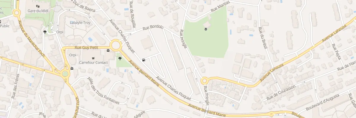 Plan du 20 Rue Pringle à Biarritz
