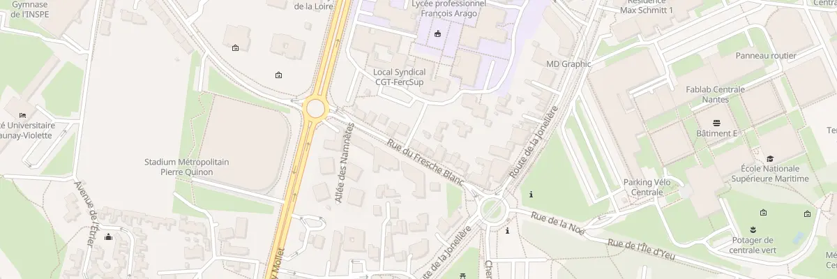 Plan du 16 Rue du Fresche Blanc à Nantes