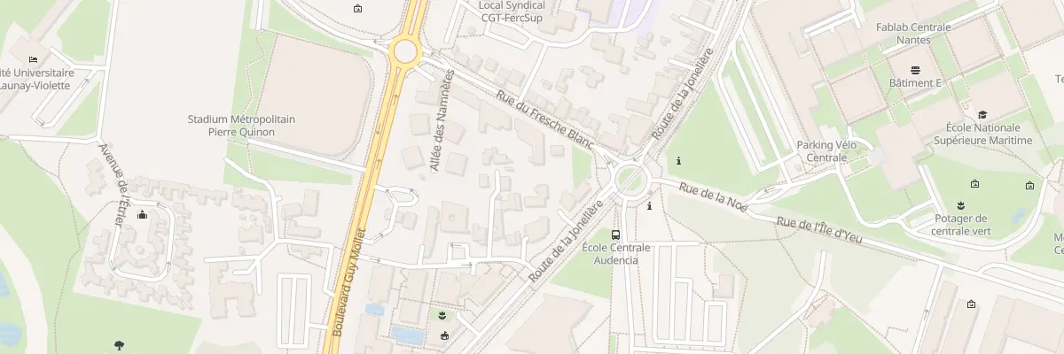 Plan du 7 Rue du Fresche Blanc à Nantes