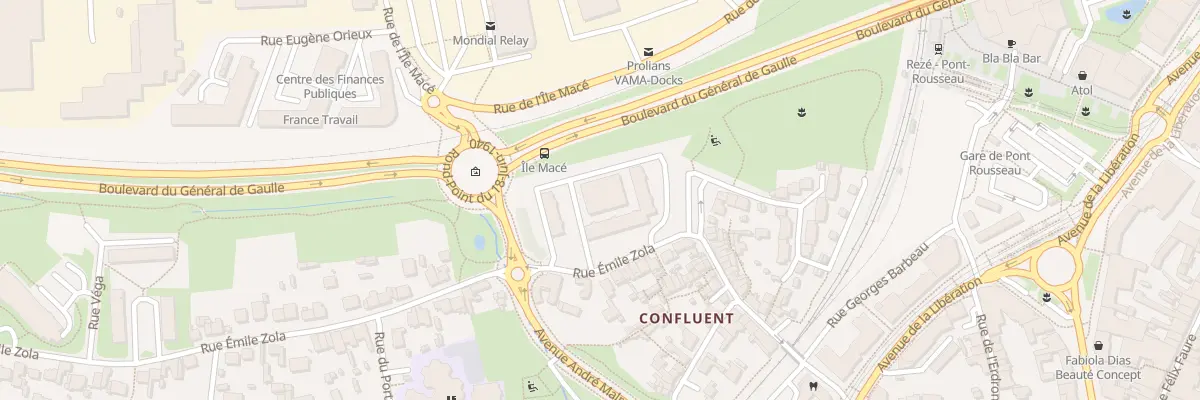 Plan du 6 Rue Emile Zola à Rezé