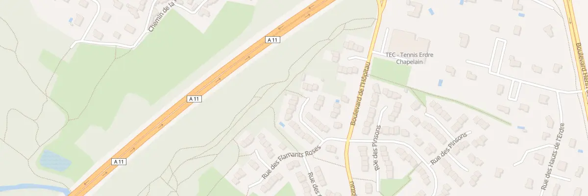 Plan du 12 Rue des Flamants Roses à La Chapelle-sur-Erdre