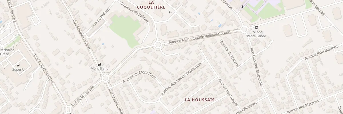 Plan du 8 Rue Françoise Dolto à Rezé