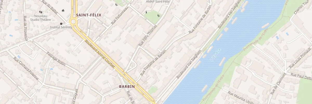 Plan du 17 Rue Fontaine de Barbin à Nantes