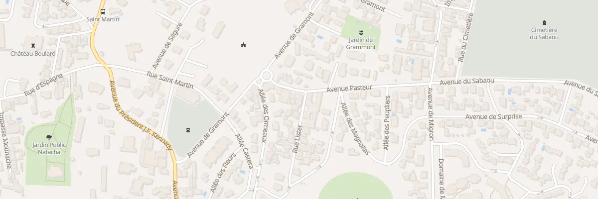 Plan du 9031 Rue Lister à Biarritz