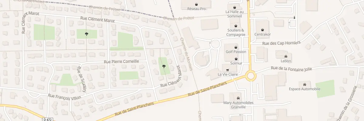 Plan du 759 Rue Clément Marot à Granville