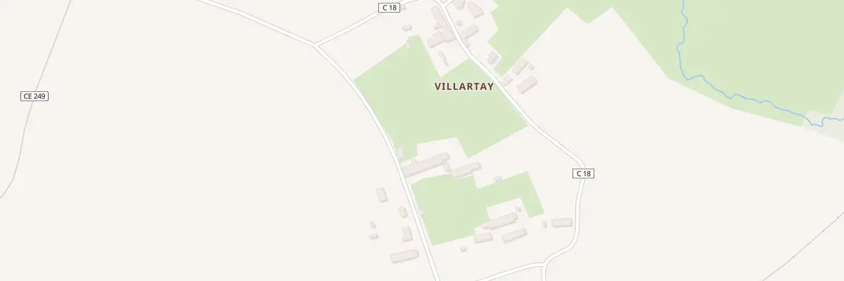 Plan du 24 Villartay à Pleine-Fougères