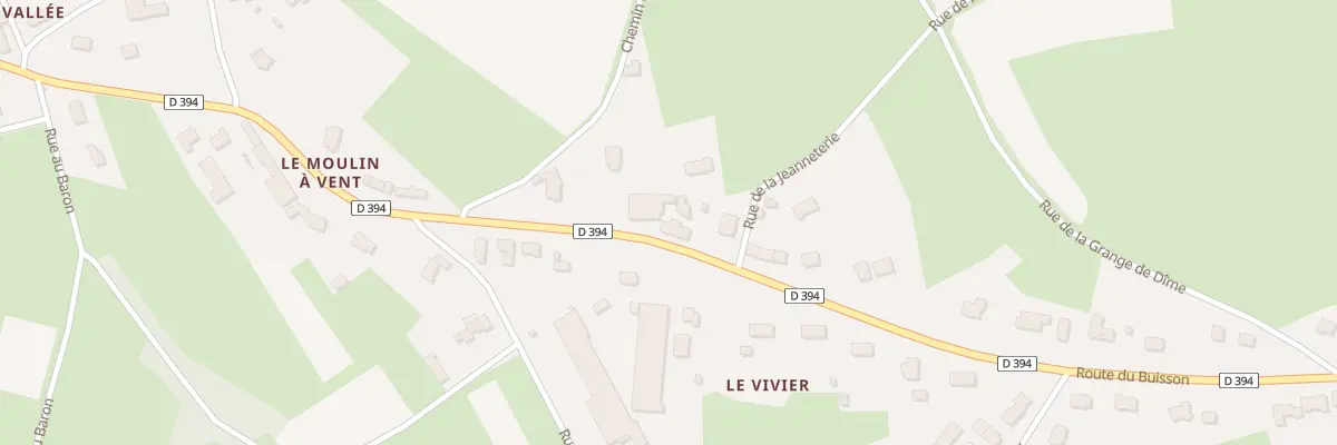 Plan du 191 Rue du Moulin à Vent à Créances