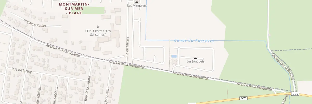 Plan du 2 Rue du Marais à Montmartin-sur-Mer