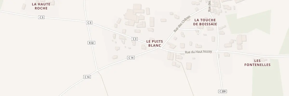 Plan du 6 Le Puits Blanc à Nozay