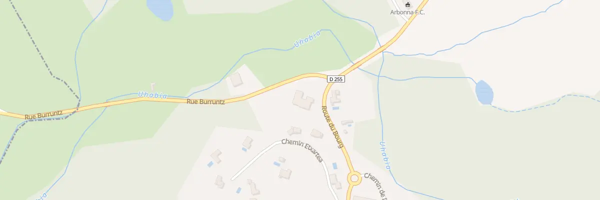Plan du 2 Rte du Bourg à Arbonne