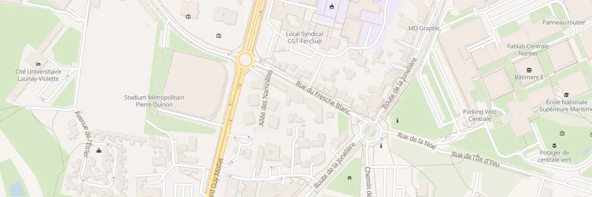 Plan du 9 Rue du Fresche Blanc à Nantes