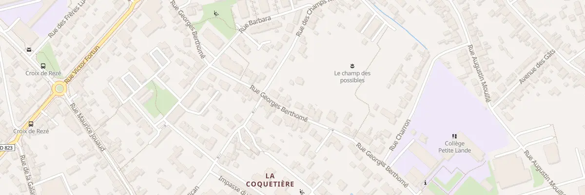 Plan du 49 Rue Georges Berthomé à Rezé