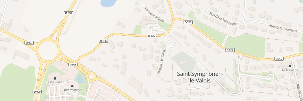 Plan du 2 Imp Le Valois - St Symphorien à La Haye