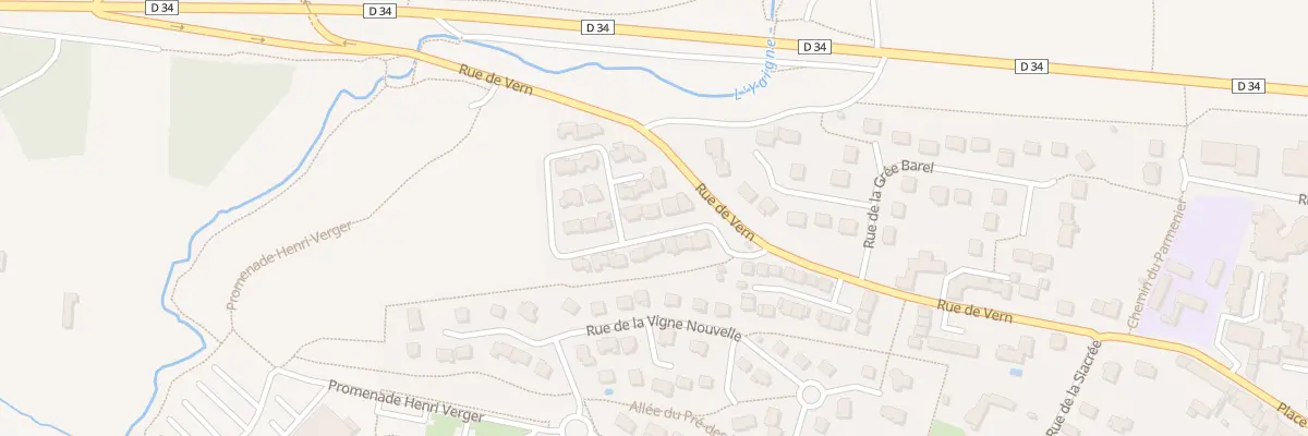 Plan du 6 Rue Henri Grouès à Nouvoitou