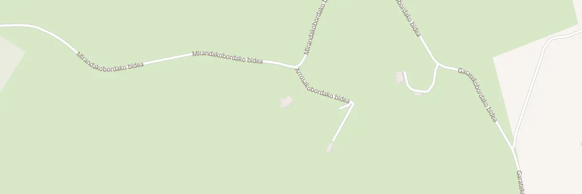 Plan du 40 Arrosakobordako bidea à Sare