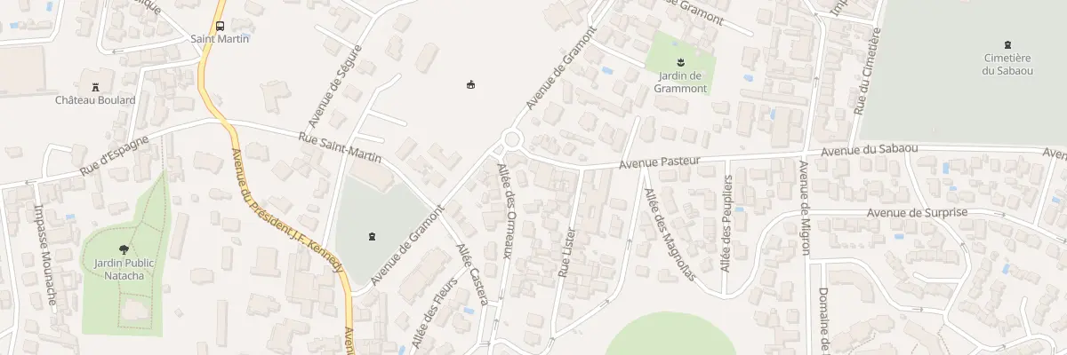 Plan du 4 Av Pasteur à Biarritz