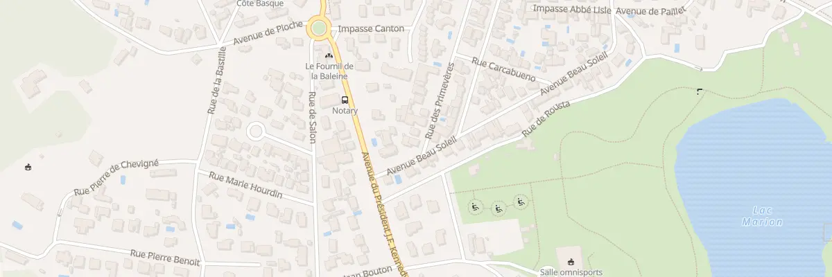 Plan du 26 Rue des Primevères à Biarritz