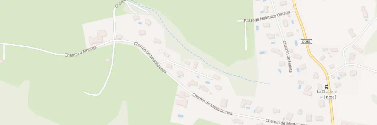 Plan du 3 Che les Bois de Mestelaenea à Arbonne