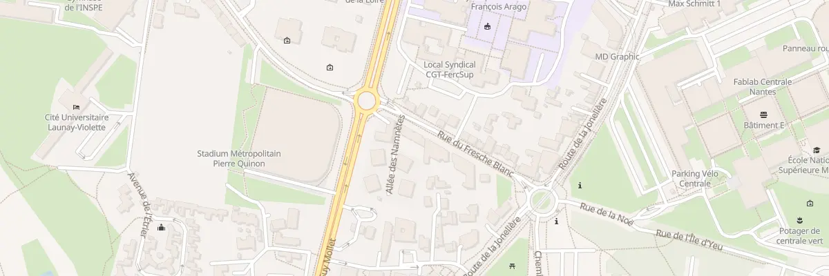 Plan du 11 Rue du Fresche Blanc à Nantes