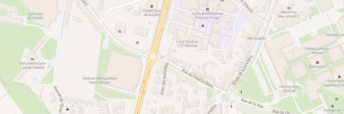 Plan du 28 Rue du Fresche Blanc à Nantes