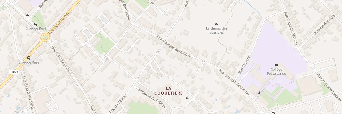 Plan du 54 Rue Georges Berthomé à Rezé
